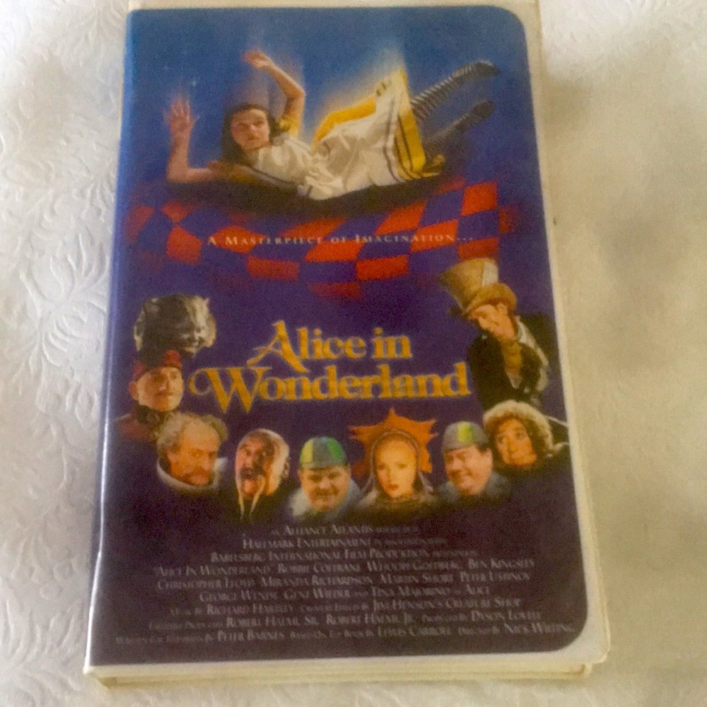 Vintage Alliance Atlantis Alice in Wonderland 1999 VHS#ART2860